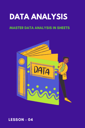 Data analysis in google sheets