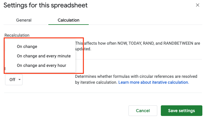 google sheets IMPORTRANGE not updating recalculate