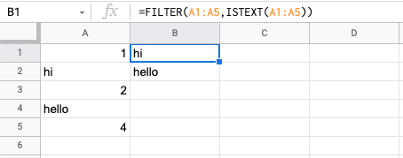 Google sheets exclude cells from range example