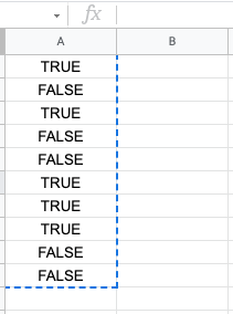 Count true in google sheets