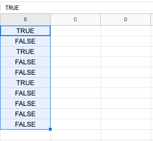 count true in google sheets