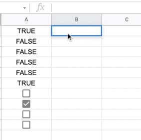 Count true in google sheets