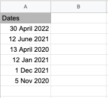 add weeks to date in google sheets example