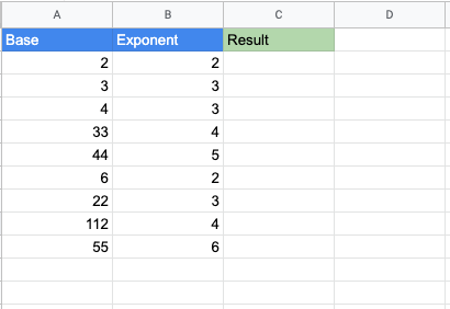 power formula examples