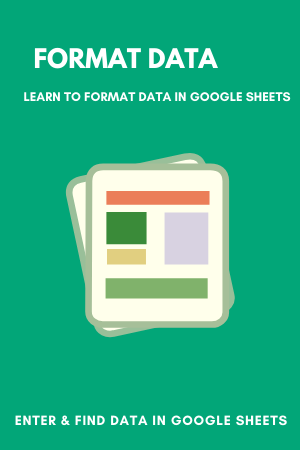 format data in google sheets