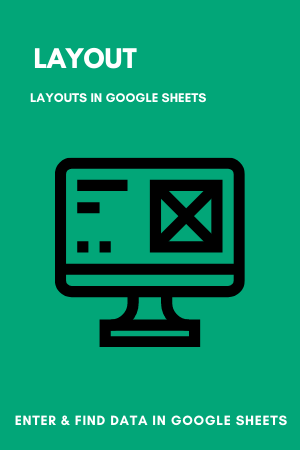 layout in google sheets